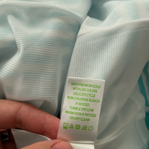 Lilly Pulitzer Whiting shift dress shirley blue white like new - Picture 6 of 13